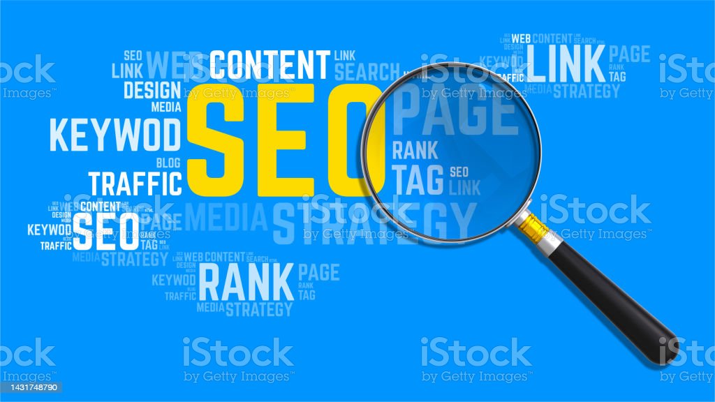 Search Engine Optimization (SEO) Concept مؤشرات الأداء الرئيسية لتحسين محركات البحث (SEO)